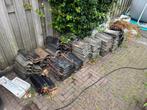 Partij diverse dakpannen, Doe-het-zelf en Verbouw, Dakpannen en Dakbedekking, Ophalen, Gebruikt, Steen of Klei, 15 m² of meer