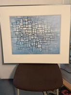 Mondriaan in lijst, . (Composition No: 11)., Antiek en Kunst, Kunst | Litho's en Zeefdrukken, Ophalen of Verzenden