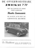 Zwickau P70 folder plastic carrosserie DDR (ZW70), Verzenden, Zo goed als nieuw, Overige merken