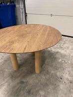 Eettafel Dyyk 140x128cm - Houten poot - Tabacco Light, Ophalen, Zo goed als nieuw, Dyyk, 75 cm of meer