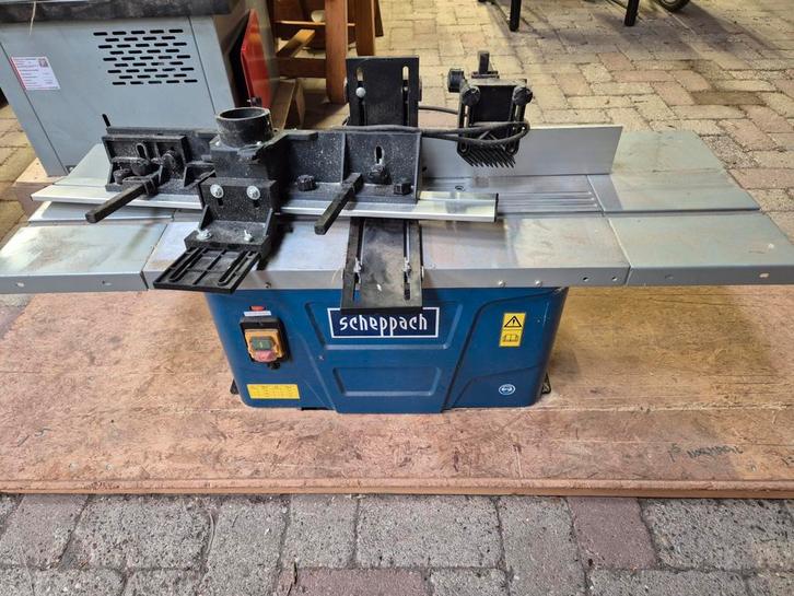 Scheppach HF50 Tafelfrees - Krachtige Houtbewerking, Doe-het-zelf en Verbouw, Gereedschap | Freesmachines, Gebruikt, Elektrisch
