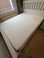 Ikea HEMNES bed + matras 160x200, Huis en Inrichting, Wit, Tweepersoons, Ophalen of Verzenden, 160 cm