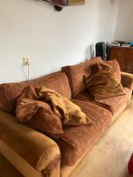 Comfortabele bank - gebruikt, met krabsporen, Ophalen, Gebruikt, Driepersoons, 75 tot 100 cm