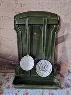 Donkergroen emaille lepelrek, Antiek en Kunst, Antiek | Emaille, Ophalen of Verzenden