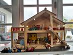 Pintoy Poppenhuis + Meubels & Poppetjes, Ophalen of Verzenden, Gebruikt, Poppenhuis