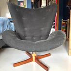 Vintage Vlinderstoel Zwart Rib, Huis en Inrichting, Ophalen of Verzenden, Gebruikt, Hout, 75 tot 100 cm