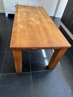 Massief eiken tafel, Ophalen, Gebruikt, Eikenhout, 50 tot 100 cm