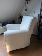 Ikea Fauteuil met Witte Hoes, Ophalen, 75 tot 100 cm, Zo goed als nieuw, 75 tot 100 cm