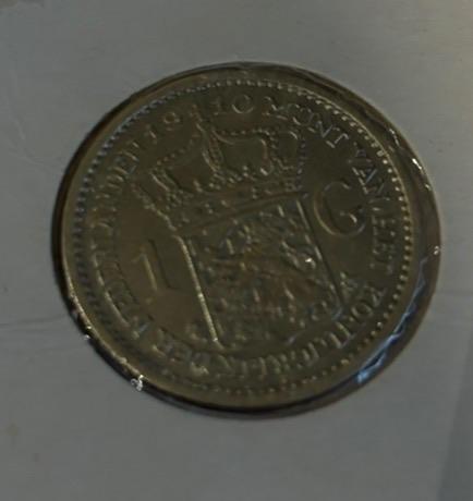 Gulden 1910 prachtig +, Postzegels en Munten, Munten | Nederland, 1 gulden, Zilver, Ophalen of Verzenden, Koningin Wilhelmina