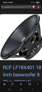 18" RCF DRIVERS GEZOCHT!!, Ophalen