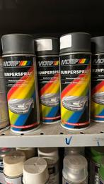 Motip Bumperspray Grijs, Doe-het-zelf en Verbouw, Verf, Beits en Lak, Minder dan 5 liter, Ophalen of Verzenden, Nieuw, Verf
