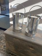 2x Windlichten Riverdale, Huis en Inrichting, Woonaccessoires | Kandelaars en Kaarsen, Overige materialen, 25 tot 50 cm, Ophalen of Verzenden