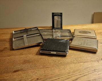 Zippo aansteker & Vintage Sigarettenhouders beschikbaar voor biedingen