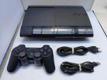 Playstation 3 (CECH-4204C) Super Slim 500 GB en 1 controller beschikbaar voor biedingen