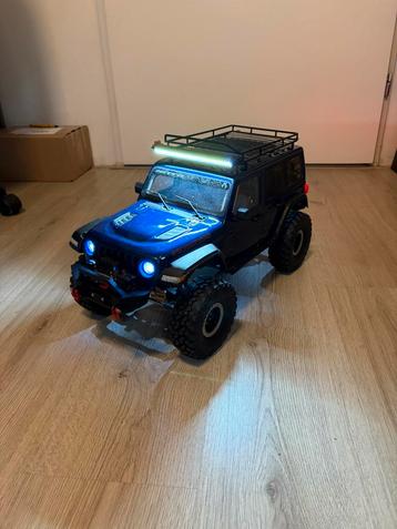 Axial SCX10 III Jeep JL Wrangler met hobbywing AXE R2 2300kv beschikbaar voor biedingen