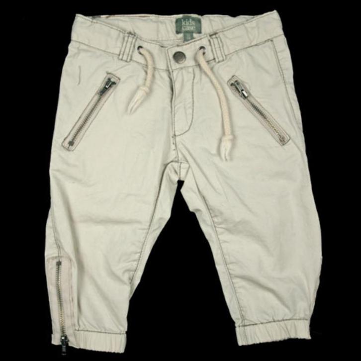 Kidscase stoer broek broekje raw play natural ritsen maat 74, Kinderen en Baby's, Babykleding | Maat 74, Nieuw, Jongetje, Broekje