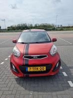 Kia Picanto 1.2 Cvvt 5-DRS 2014 Rood, Auto's, Voorwielaandrijving, Zwart, 4 cilinders, 400 kg