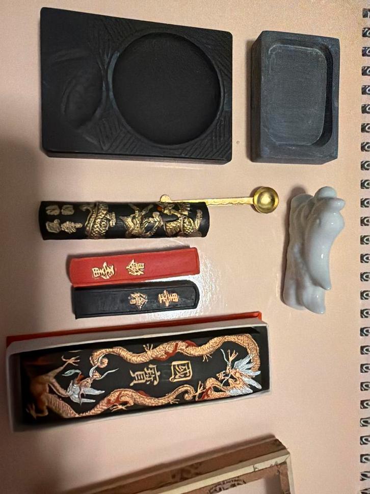 Chinese inktstenen / Yan, Antiek en Kunst, Kunst | Niet-Westerse kunst, Ophalen of Verzenden