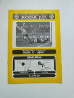 RORA JX - AJAX 25 maart 1986 Programmablad, Verzamelen, Verzenden, Ajax