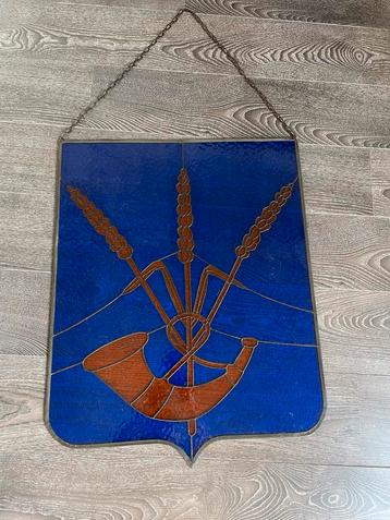 Raam/Wand glas in lood wapenschild beschikbaar voor biedingen