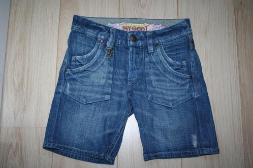 My God. Korte Jeans. Blauw. Maat 25., Kleding | Dames, Spijkerbroeken en Jeans, Zo goed als nieuw, W27 (confectie 34) of kleiner