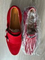 Magnanni suede gesp schoenen met rode kleur maat 45, Overige kleuren, Verzenden, Nieuw, Gespschoenen