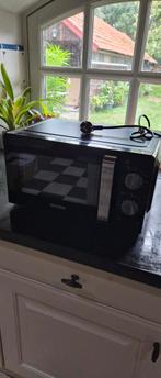 Severin Magnetron - Zwart, Gebruikt, Minder dan 45 cm, Ophalen of Verzenden, Magnetron
