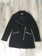 Zwarte winterjas mantel H&M maat 34/XS, Maat 34 (XS) of kleiner, H&M, Ophalen of Verzenden, Zo goed als nieuw