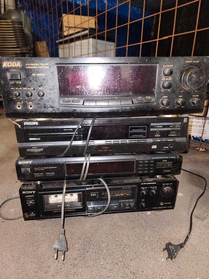 Vintage Audio Set: Koda, Philips & Sony, Audio, Tv en Foto, Stereo-sets, Ophalen of Verzenden