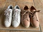 2 paar sneakers maat 38 2/3 Adidas, Mangield LEER, Ophalen of Verzenden, Zo goed als nieuw, Meisje, Schoenen