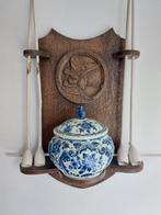 Antiek Pijpenrek met Delftsblauwe Tabakspot, Antiek en Kunst, Ophalen