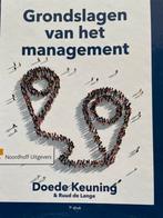 Grondslagen van het Management - Doede Keuning, Ophalen, Zo goed als nieuw, Management