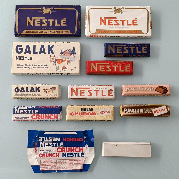Vintage Nestlé Chocolade Collectie, Antiek en Kunst, Curiosa en Brocante, Ophalen of Verzenden