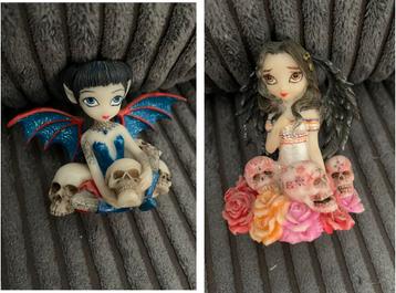 Jasmine Becket-Griffith Gothic Fairy dark angel with skulls beschikbaar voor biedingen