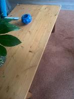 Grenen eettafel  en grenen salontafel voor een bosje bloemen, Huis en Inrichting, Tafels | Salontafels, Ophalen, Gebruikt, 100 tot 150 cm
