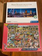 Twee complete legpuzzels (1000 stukjes), Ophalen of Verzenden, 500 t/m 1500 stukjes, Zo goed als nieuw, Legpuzzel