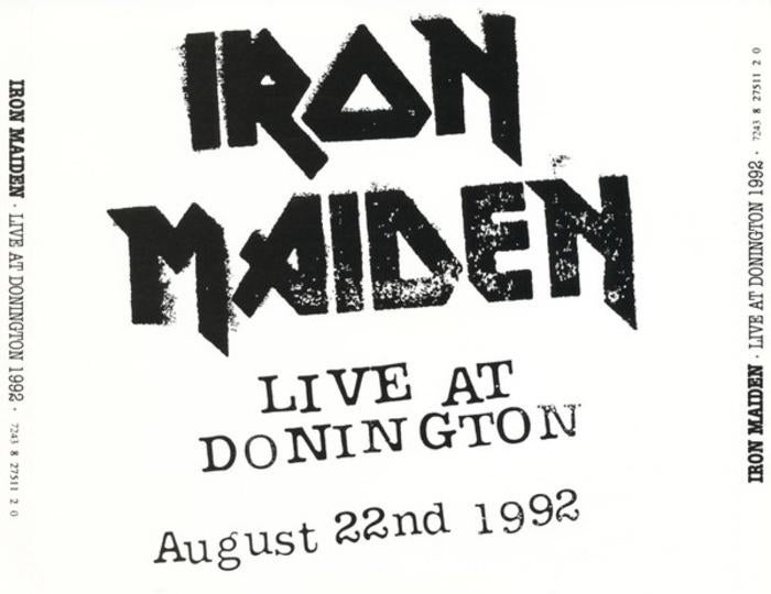 Iron Maiden Live at Donington 1992, Ophalen of Verzenden, Zo goed als nieuw, Boxset