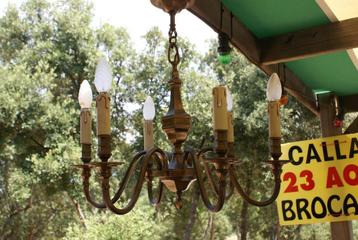 Brocante - Statige kroonluchter! beschikbaar voor biedingen