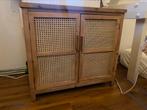 Webbing / Rotan dressoir kast, Ophalen, Met deur(en), 50 tot 100 cm, Zo goed als nieuw