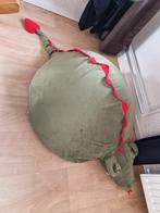 Draak poef van ikea met bijbehorende luchtzak erin, Ophalen, Gebruikt, Groen, Zitzak