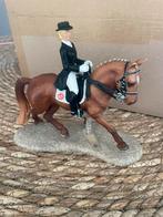 Schleich dressuurpaard met Amazone op standaard, Ophalen, Zo goed als nieuw, Paard, Beeldje of Figuurtje