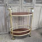 Serveerwagen, dessertwagen, side table, whiskybar, theewagen, Ophalen, Gebruikt, Chesterfield, 55 tot 75 cm