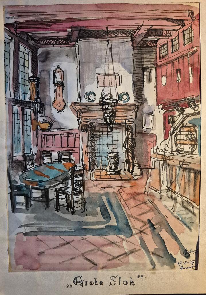 Adrianus Herman van Dulmen Krumpelman, Antiek en Kunst, Kunst | Schilderijen | Klassiek, Verzenden