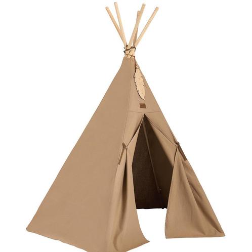Twee stijlvolle Tipi Tenten van Nobodinoz – Samen te koop!, Caravans en Kamperen, Tenten, Gebruikt, Ophalen