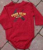 Rode Pooh Bear romper maat 62 NIEUW (1051), Kinderen en Baby's, Babykleding | Maat 62, Nacht- of Onderkleding, Nieuw, Ophalen of Verzenden