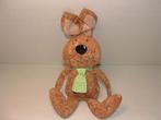 MERISON KONIJN BRUIN/LICHTBRUIN GEVLEKT MET VELOURS, Kinderen en Baby's, Speelgoed | Knuffels en Pluche, Verzenden, Nieuw, Overige typen