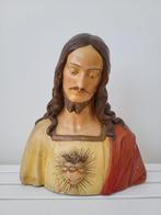 Antiek religieus borst beeld Jezus G.Marton met serienummer, Antiek en Kunst, Antiek | Religie, Ophalen of Verzenden