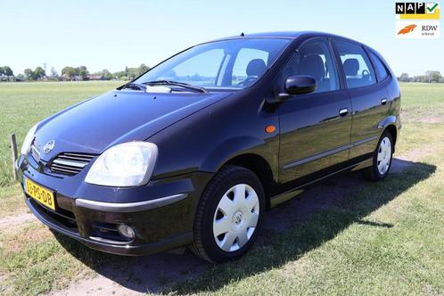 Nissan Almera Tino 1.8 Acenta|Airco|Trekhaak|Achteruitrijcam, Auto's, Nissan, Bedrijf, Te koop, Almera Tino, ABS, Achteruitrijcamera