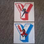 Twee oude stickers. YORK Kleding., Verzamelen, Ophalen of Verzenden, Zo goed als nieuw