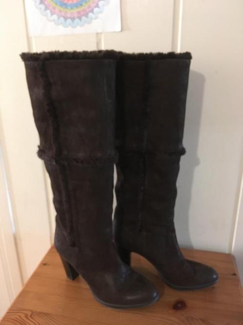 Aparte bruine suede leren hoge laarzen van Janet Sport, 38, Kleding | Dames, Schoenen, Zo goed als nieuw, Hoge laarzen, Bruin